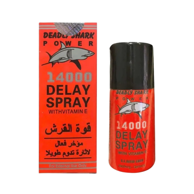 Power Deadly Shark 14000 Delay Spray 40ml Long-Lasting