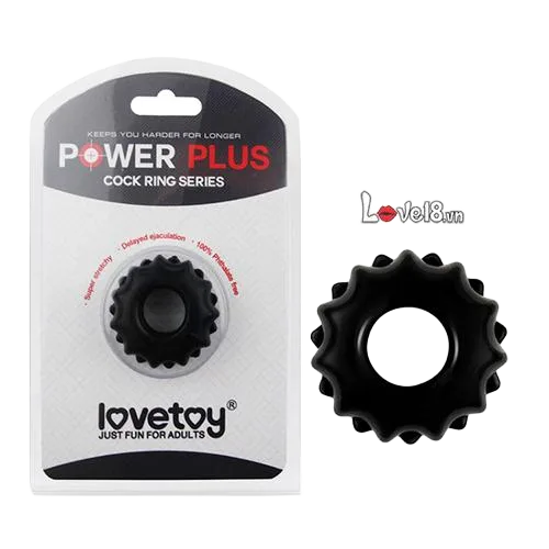 Power Plus Time-Delay Cock Ring Comfortable Extended Pleasure