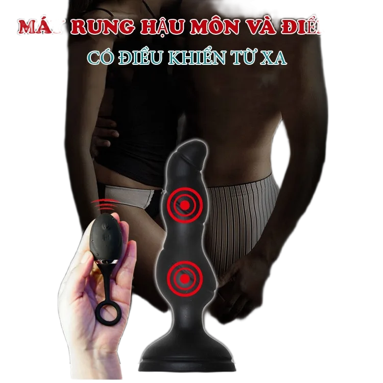 Powerful Anal G-Spot Remote Control Vibrator Silicone