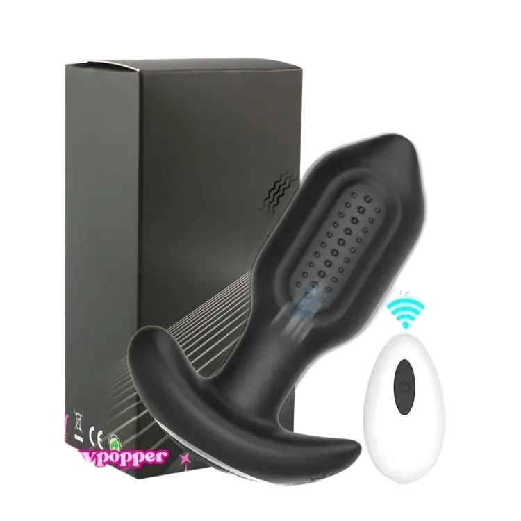 Powerful Remote Anal Vibrating Starter Plug USB Recharge