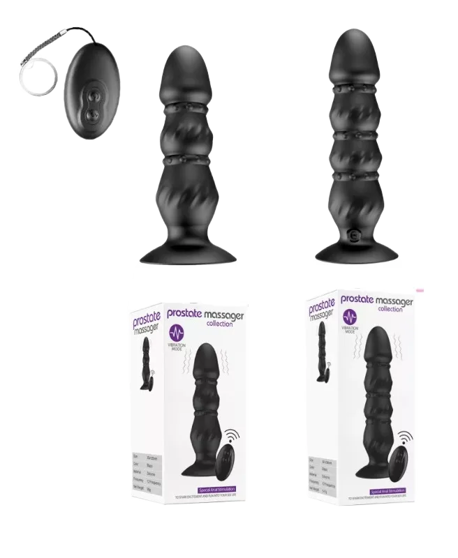 Powerful Remote Control Anal Plug Soft Silicone Waterproof