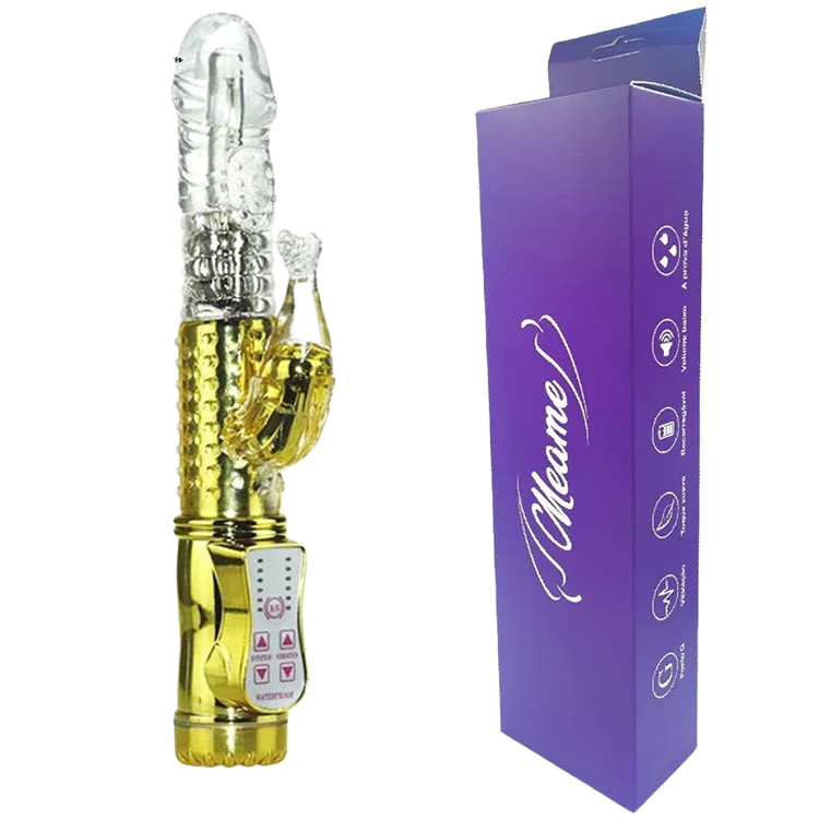 Powerful Rotating Vibrating Dildo for Women – TPE & ABS Safe