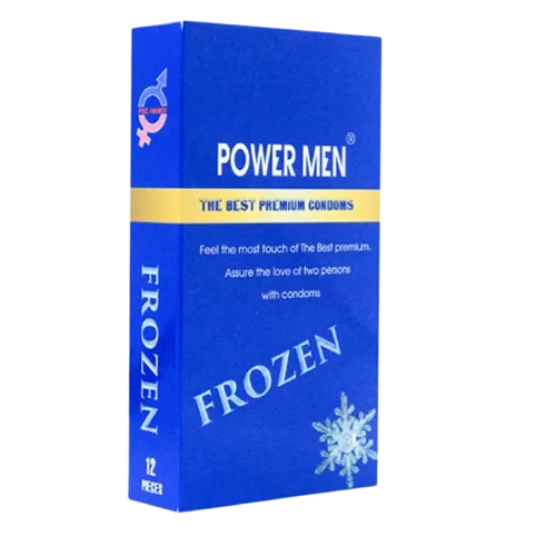 Powermen Mint Scented Textured Condom Cooling Sensation 12 pcs