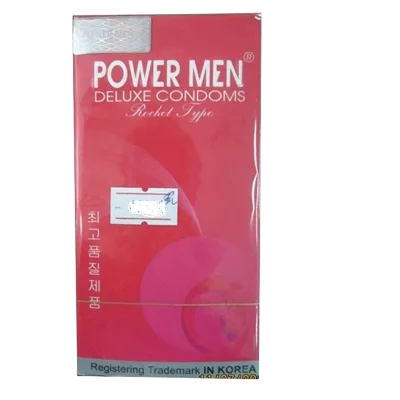 Powermen Rocket Chocolate Scented Textured Condoms 12pcs