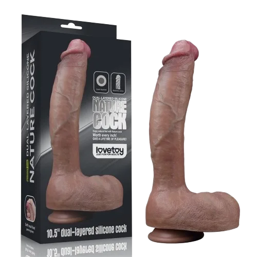 Premium 2-Tone Silicone Big Size Wall-Mount Dildo Lovetoy
