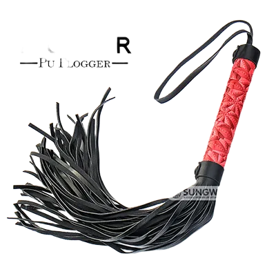 Premium BDSM Leather Whip Elegant Sensory Play