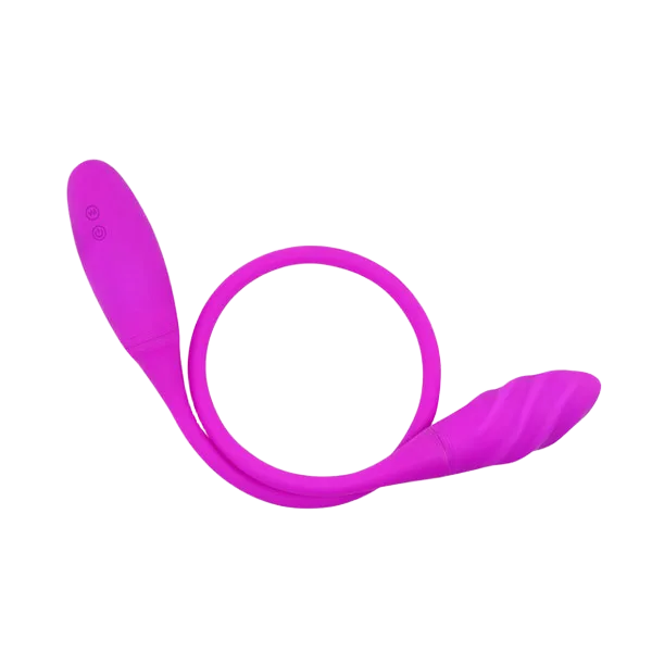 Premium Dual-Head Silicon Vibrating Egg Snaky Vibe USB Rechargeable