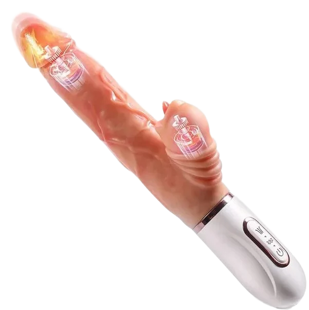 Premium Heated Vibrating Thrusting Dildo 12 Modes 28cm