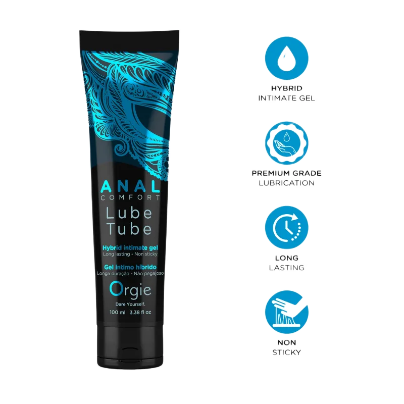 Premium Orgie Anal Lube 100ml Smooth Comfort for Couples