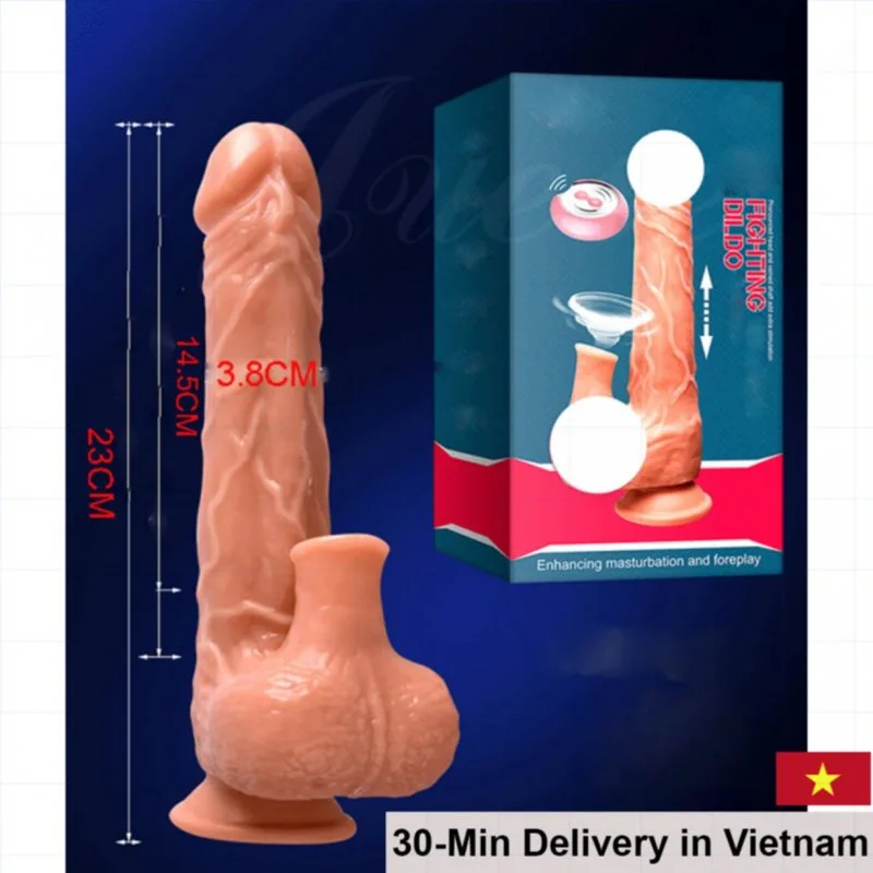 Premium Phallus Vibrating Suction Heating Medical Silicone Toy