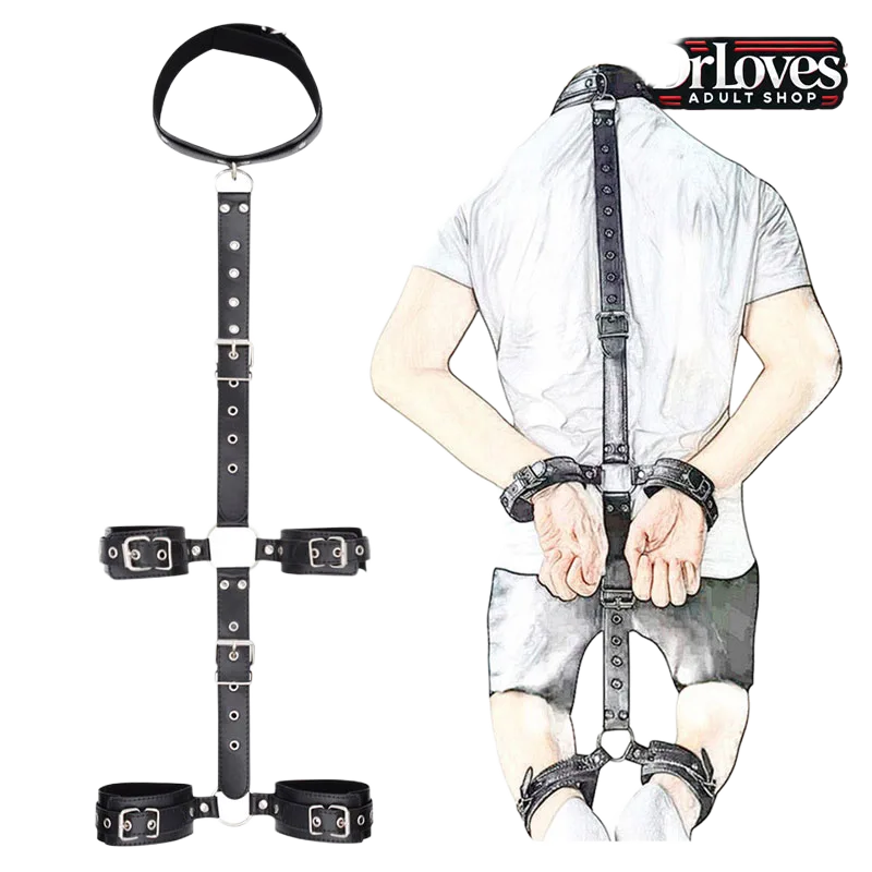 Premium SM Handcuffs and Anklets Set BDSM Restraints Kit