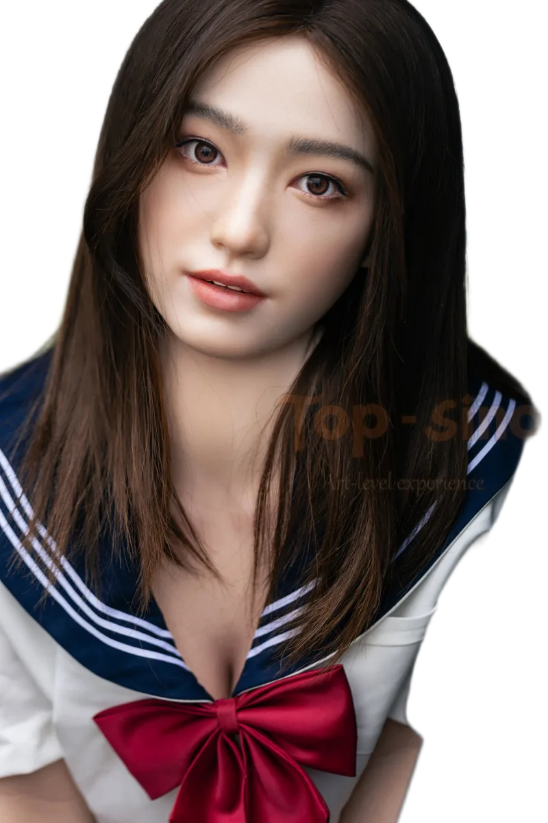 Premium Soft Silicone Sex Doll Japan Style Metal Frame 139cm