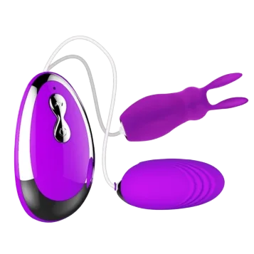 Premium XXOO Double Vibrator Eggs Silicone G Spot Stimulation