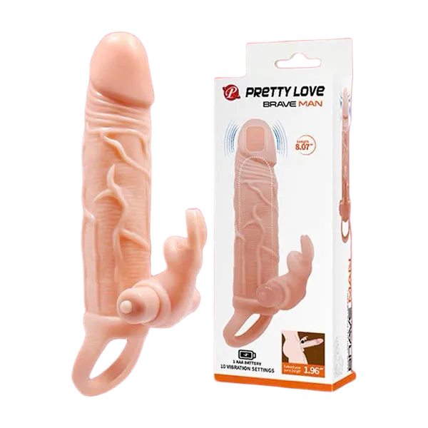 Pretty Love 5cm Vibrating Head Size Enhancer 10 Modes