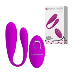 Pretty Love Aldrich Wireless C-Shaped Vibrator with 12 Modes