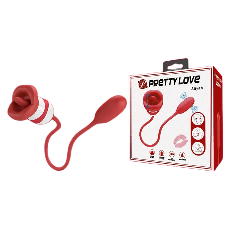 Pretty Love Aliyah Tongue Vibrator with Egg Intense Stimulation