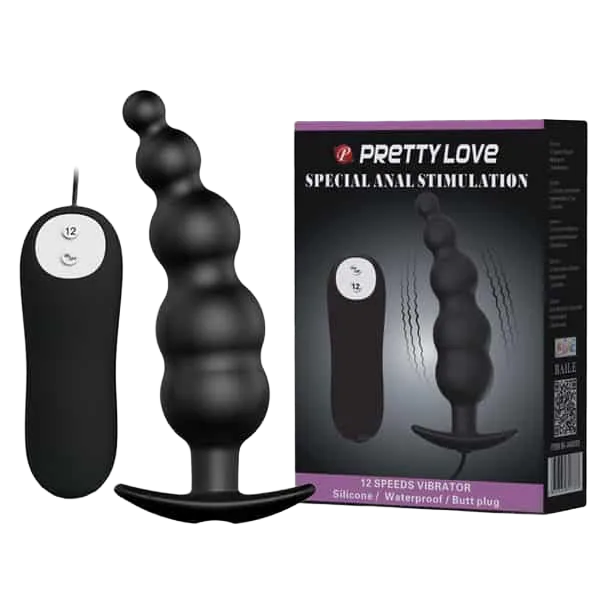 Pretty Love Anal Egg 12 Modes Waterproof Silent Vibrator