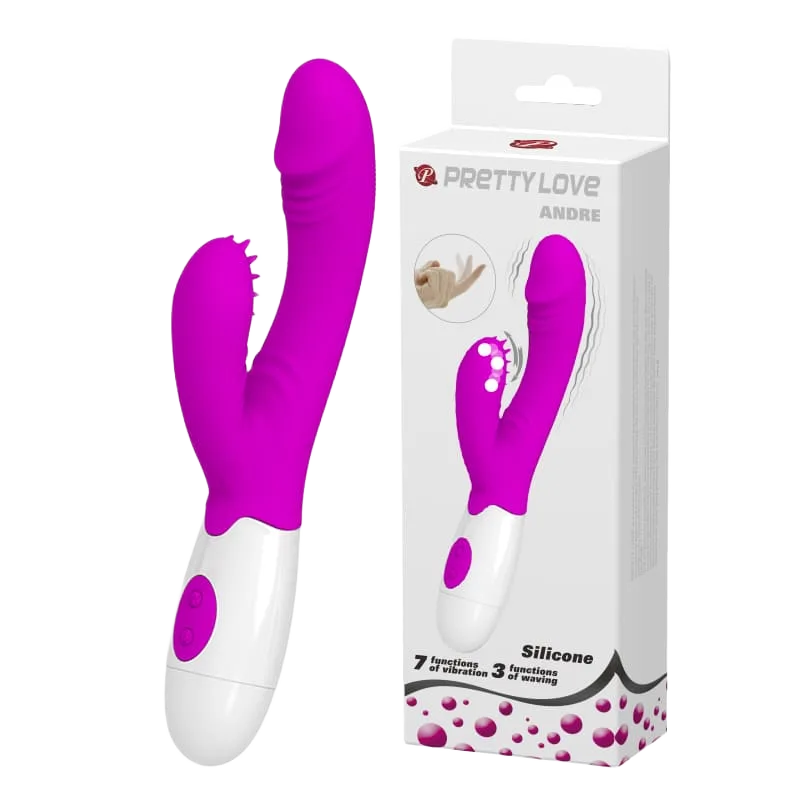 Pretty Love Andre Super Vibrating Spiked Dildo for G Spot