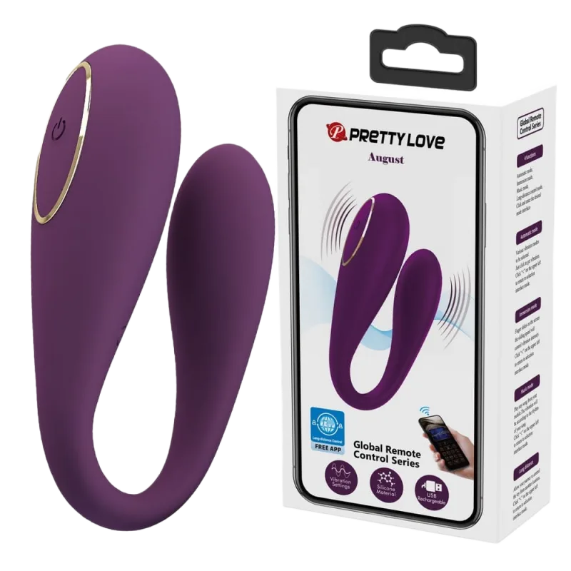 Pretty Love August Dual-Ended Clitoral and G-Spot Vibrator