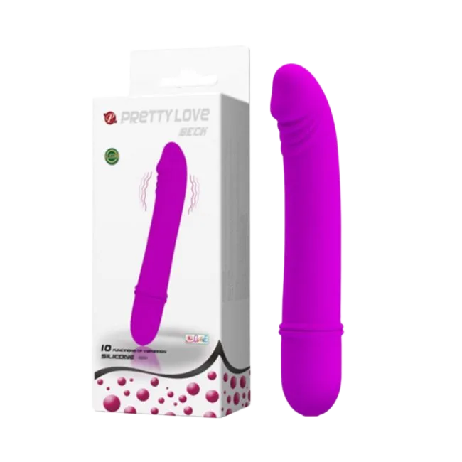 Pretty Love Beck 10 Mode Vibrating Silicone Dildo