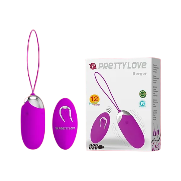 Pretty Love Berger 12 Mode Remote Control Vibrating Egg