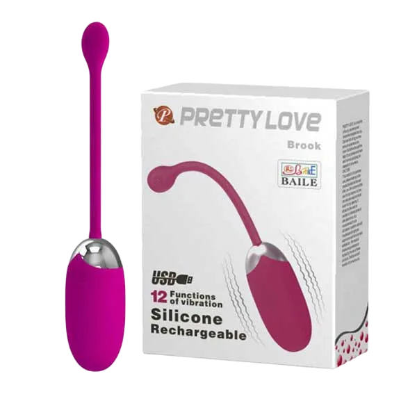 Pretty Love Brook 12-Speed Rechargeable Egg Vibrator