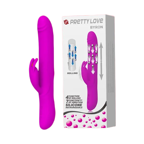 Pretty Love Byron Rotating Vibrating Dildo