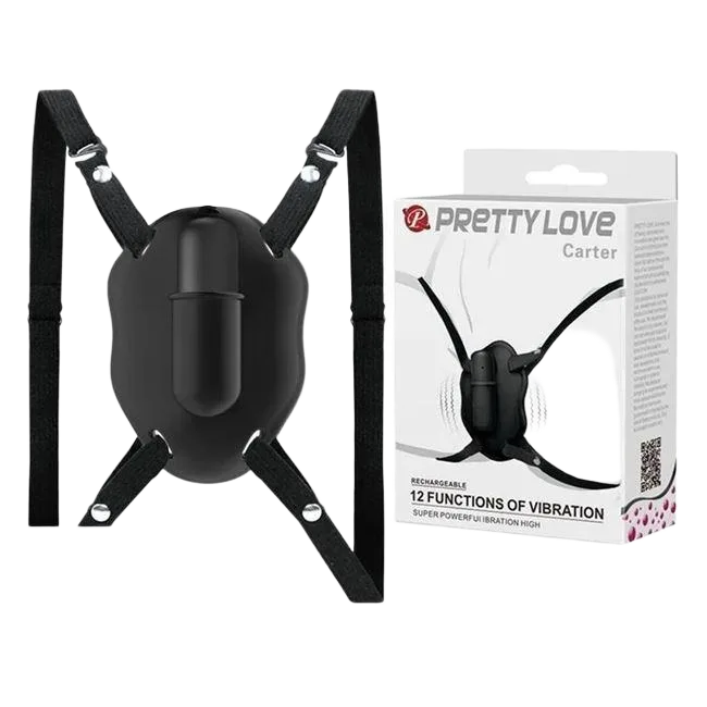 Pretty Love Carter mini vibrating strap massage toy 12 modes