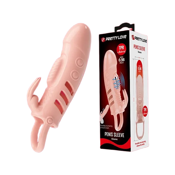 Pretty Love Cecelia Vibrating Textured Sleeve Boost Performance