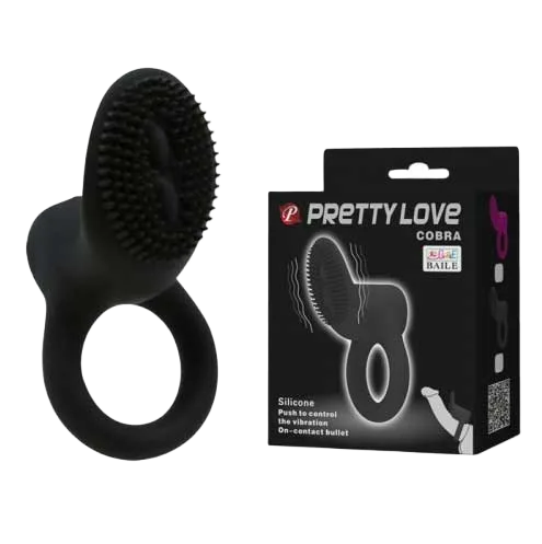 Pretty Love Cobra Textured Vibrating Ring for Women