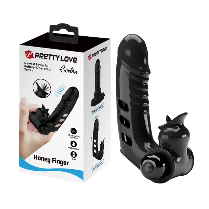 Pretty Love Corbin Finger Vibrator 10 Mode Battery Operated