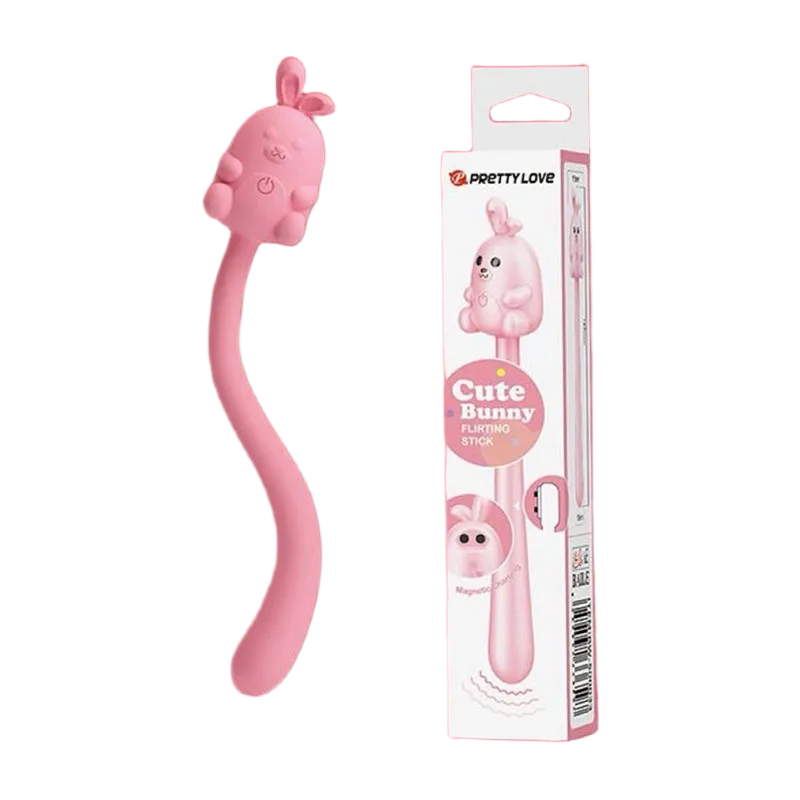 Pretty Love Cute Bunny Flexible Rabbit Vibrator 7 Modes Waterproof