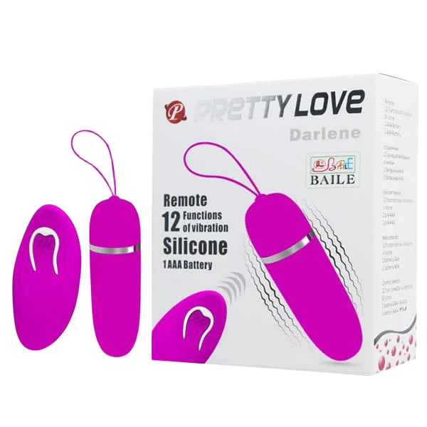 Pretty Love Darlene Remote-Controlled Vibrating Egg 12 Modes