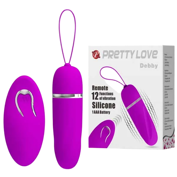 Pretty Love Debby Remote Controlled 12 Mode Powerful Love Egg