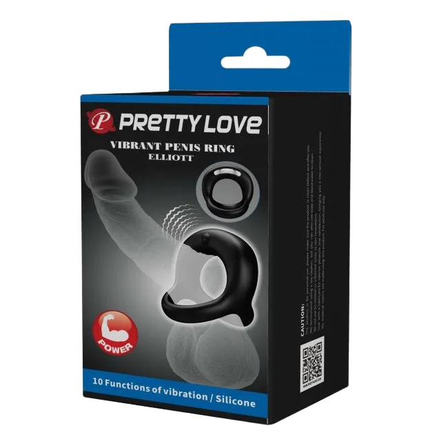 Pretty Love Elliott Vibrating Penis Ring Boost Passion