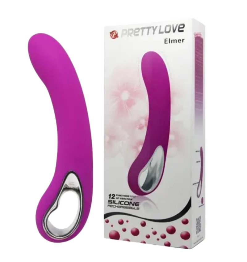 Pretty Love Elmer Massage Silicone Rechargeable Pink