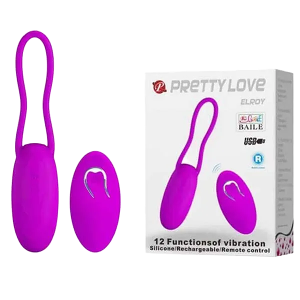 Pretty Love Elroy Remote Control 12 Pattern Vibrating Egg