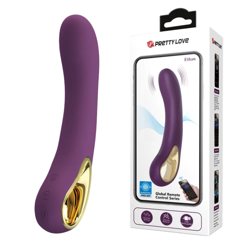Pretty Love Ethan App-Controlled Multi-Speed Vibrating Dildo