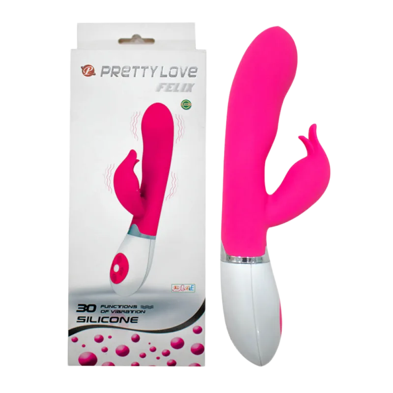 Pretty Love Felix Dual Color Compact Vibrating Dildo