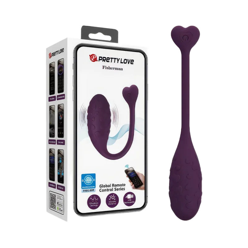 Pretty Love Fisherman Egg Vibrator Wireless Control