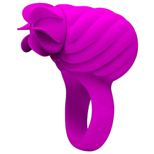 Pretty Love Frances rotating licking vibrating silicone cock ring for men