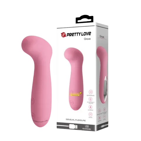 Pretty Love Grace 12 Mode Silicone Massage Small Vibrator