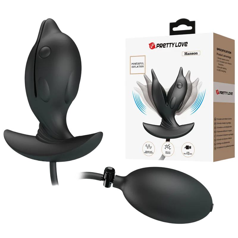 Pretty Love Hanson Anal Expander Flexible Vibrating Toy