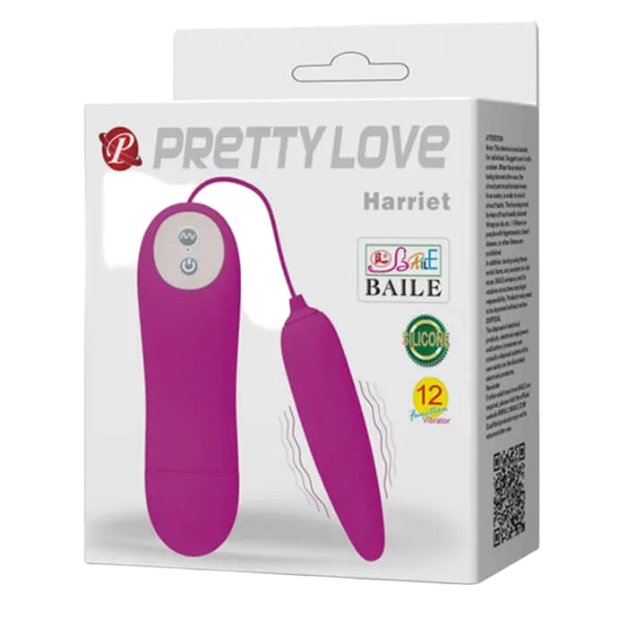 Pretty Love Harriet 1 Head 12 Mode Vibrating Egg
