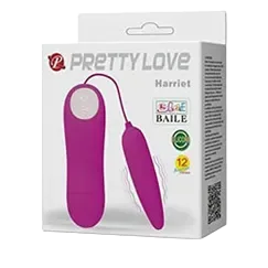 Pretty Love Harriet 12-Mode Powerful Vibrating Egg