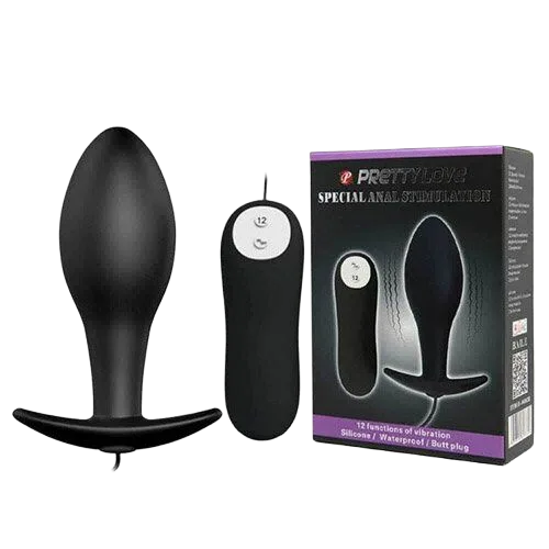 Pretty Love HM02N Anal Plug Vibrator Multi-Speed Durable Soft