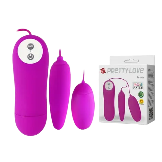 Pretty Love Irma Baile Dual-Head Mini Vibrator 12 Modes
