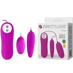 Pretty Love IRMA Double End Vibrating Egg Silicone