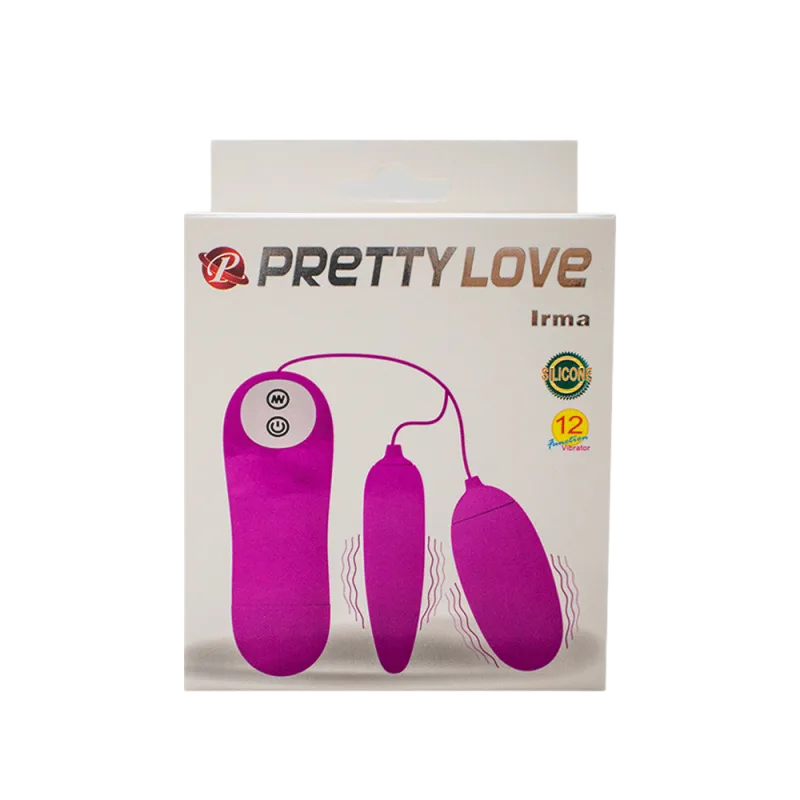 Pretty Love Irma Double-Ended Vibrating Egg Female Toy