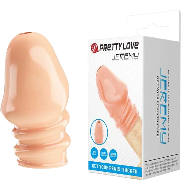 Pretty Love Jeremy Textured Curved Silicone Dildo